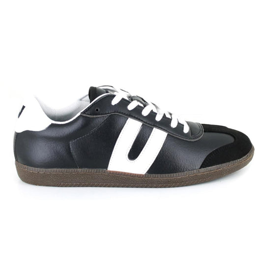 Vegetarian Shoes Sneaker Cheatah schwarz/weiß aus Vegetan Bucky – veganer Unisex-Turnschuh