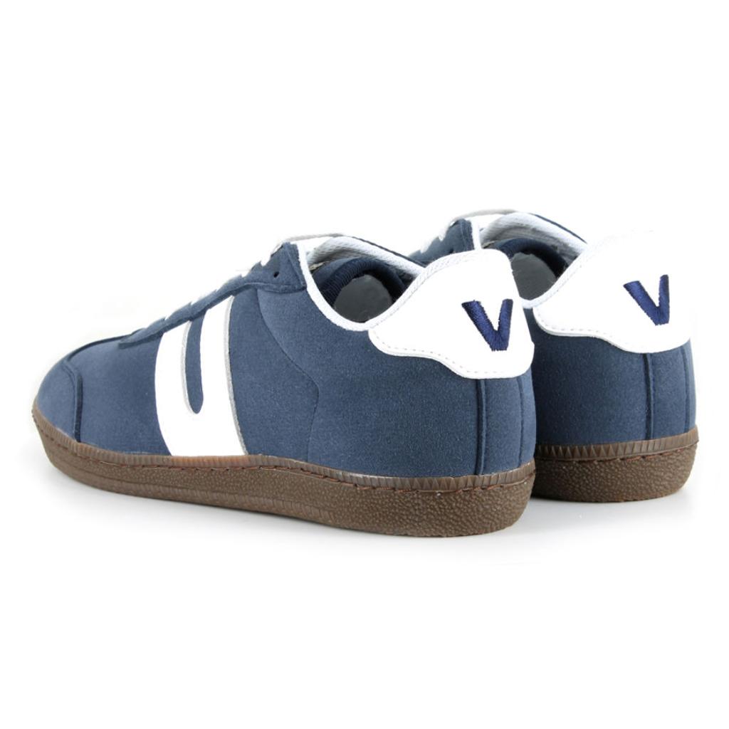 Vegetarian Shoes Sneaker Cheatah navy aus Wildlederimitat – veganer Unisex-Turnschuh