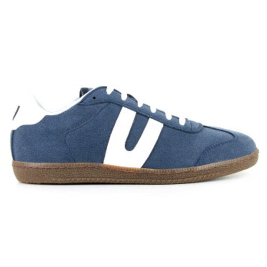 Vegetarian Shoes Sneaker Cheatah navy aus Wildlederimitat – veganer Unisex-Turnschuh