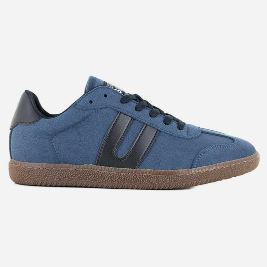Vegetarian Shoes Sneaker Cheatah navy/black aus Wildlederimitat – veganer Unisex-Turnschuh