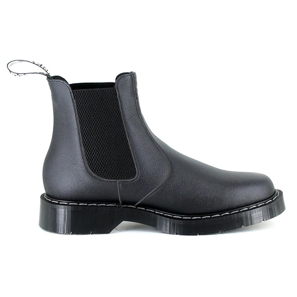 Vegetarian Shoes Chelsea Boots Airseal schwarz – vegane Stiefel mit dicker Sohle