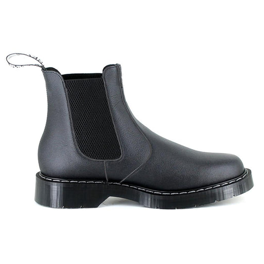Vegetarian Shoes Chelsea Boots Airseal schwarz – vegane Stiefel mit dicker Sohle