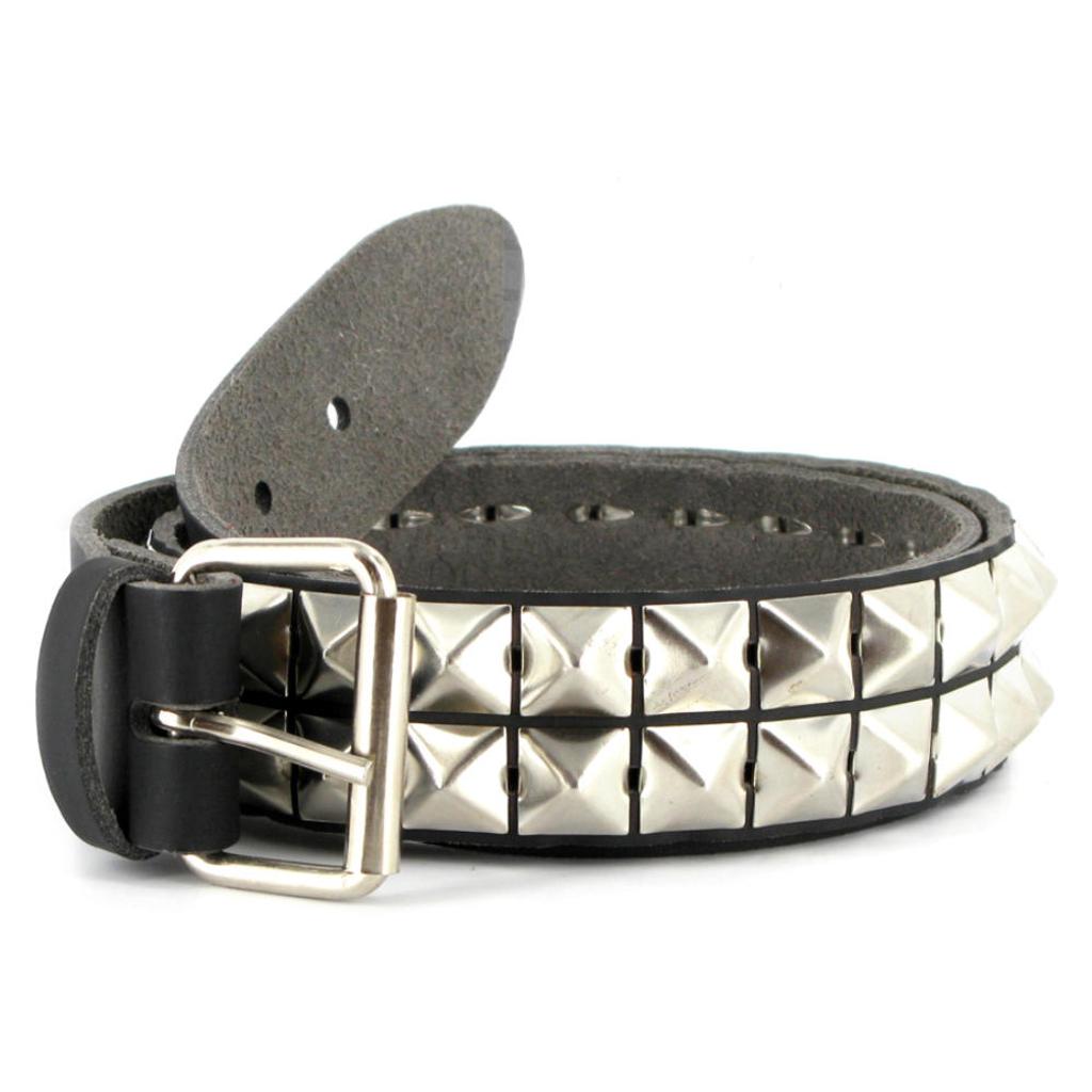 Vegetarian Shoes Pyramid Studded Belt Nietengürtel Schwarz